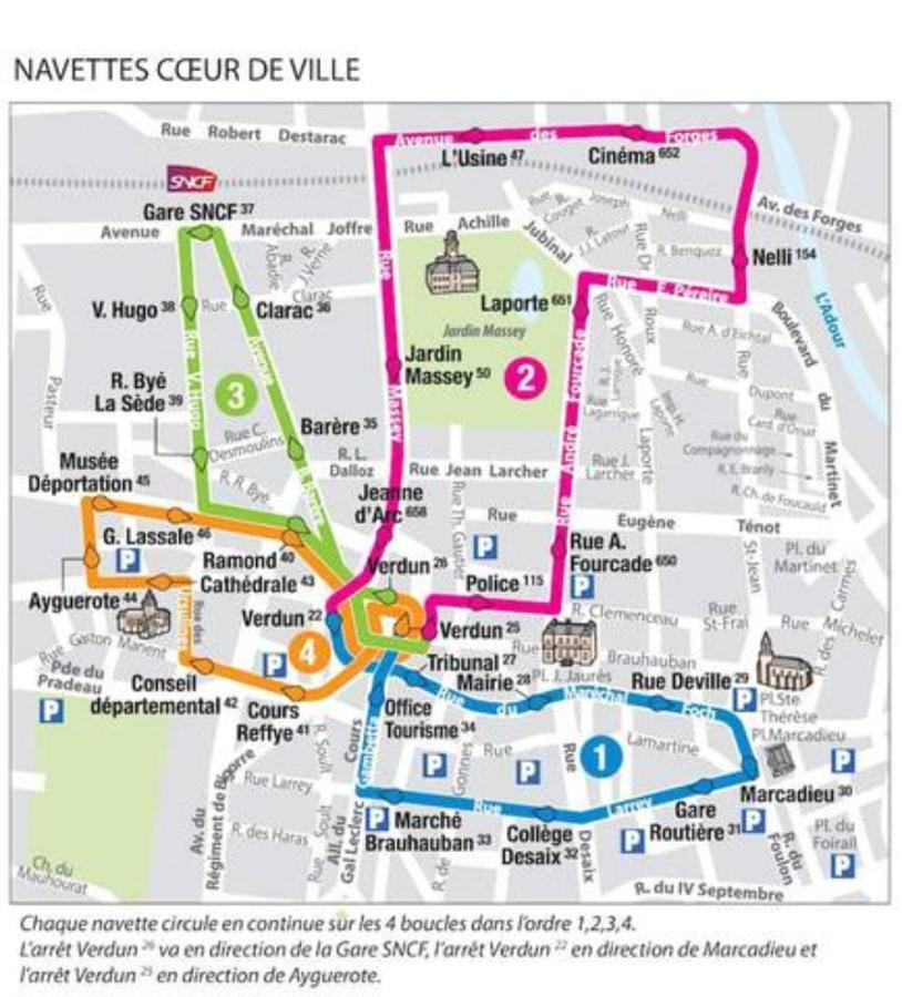 Cap Sud - 53M2- Vue Pyrenees- Hypercentre-Wifi Fibre -Nouvelle Literie Apartment Тарб Екстериор снимка